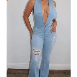 Sexy distressed Overalls